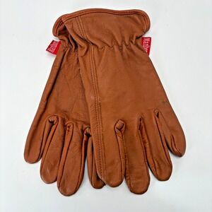 Marlboro Leather Gloves L/XL Brown Unlimited Gear Vintage